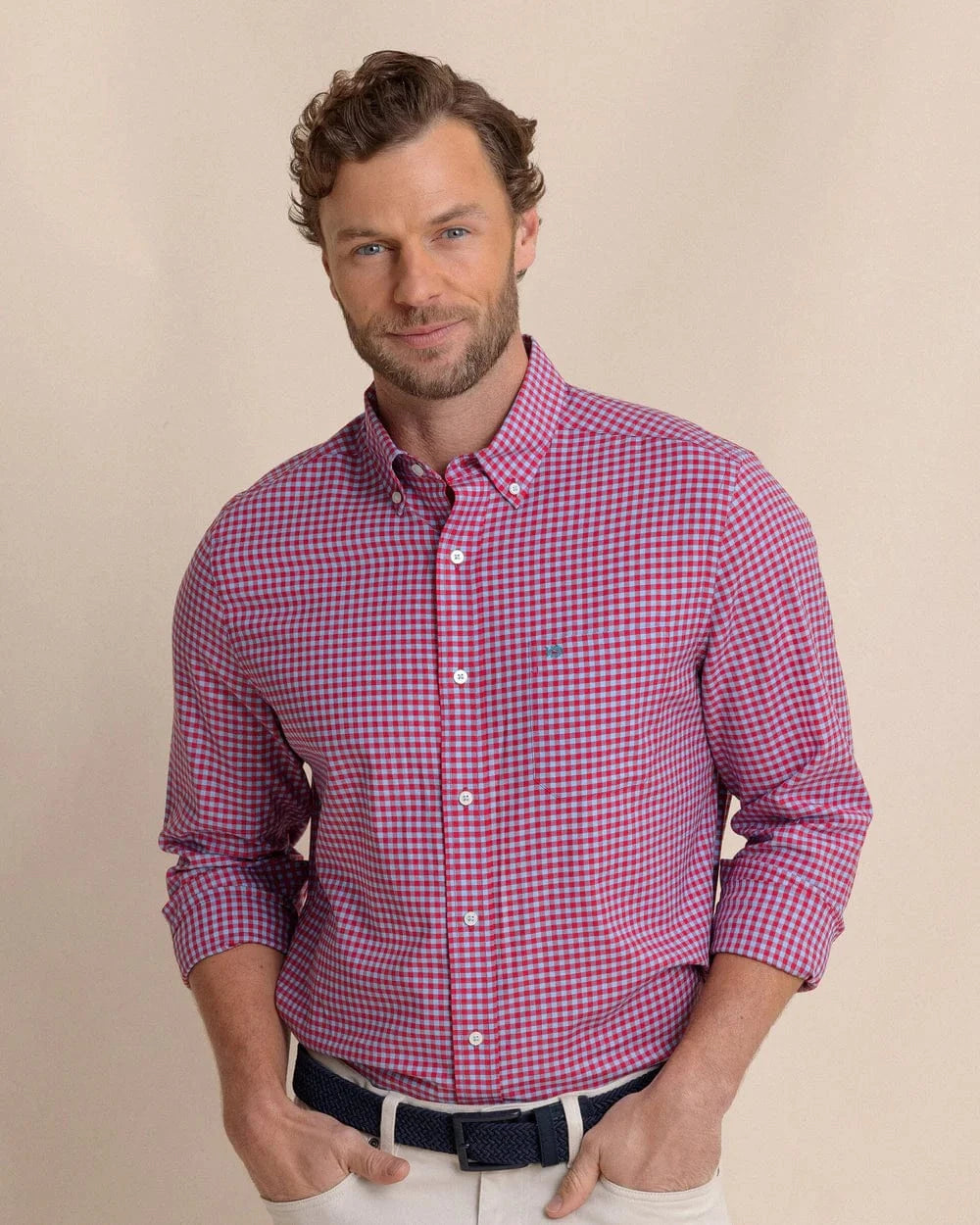 Southern Tide Sport Shirts Silver Lake Plaid Skipjack Sport Shirt