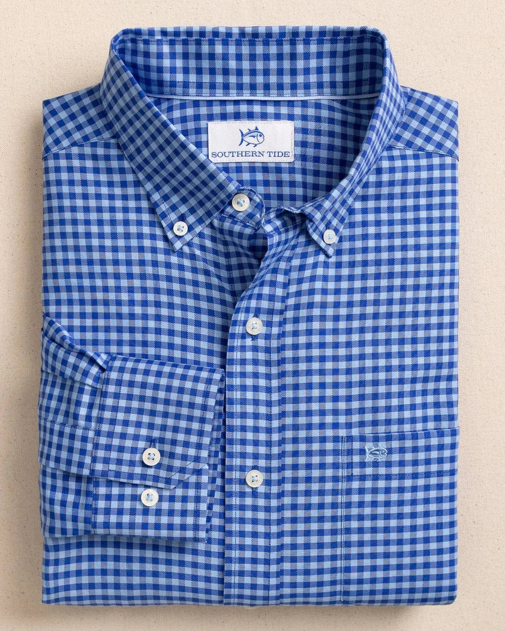 Southern Tide Sport Shirts Silver Lake Plaid Skipjack Sport Shirt