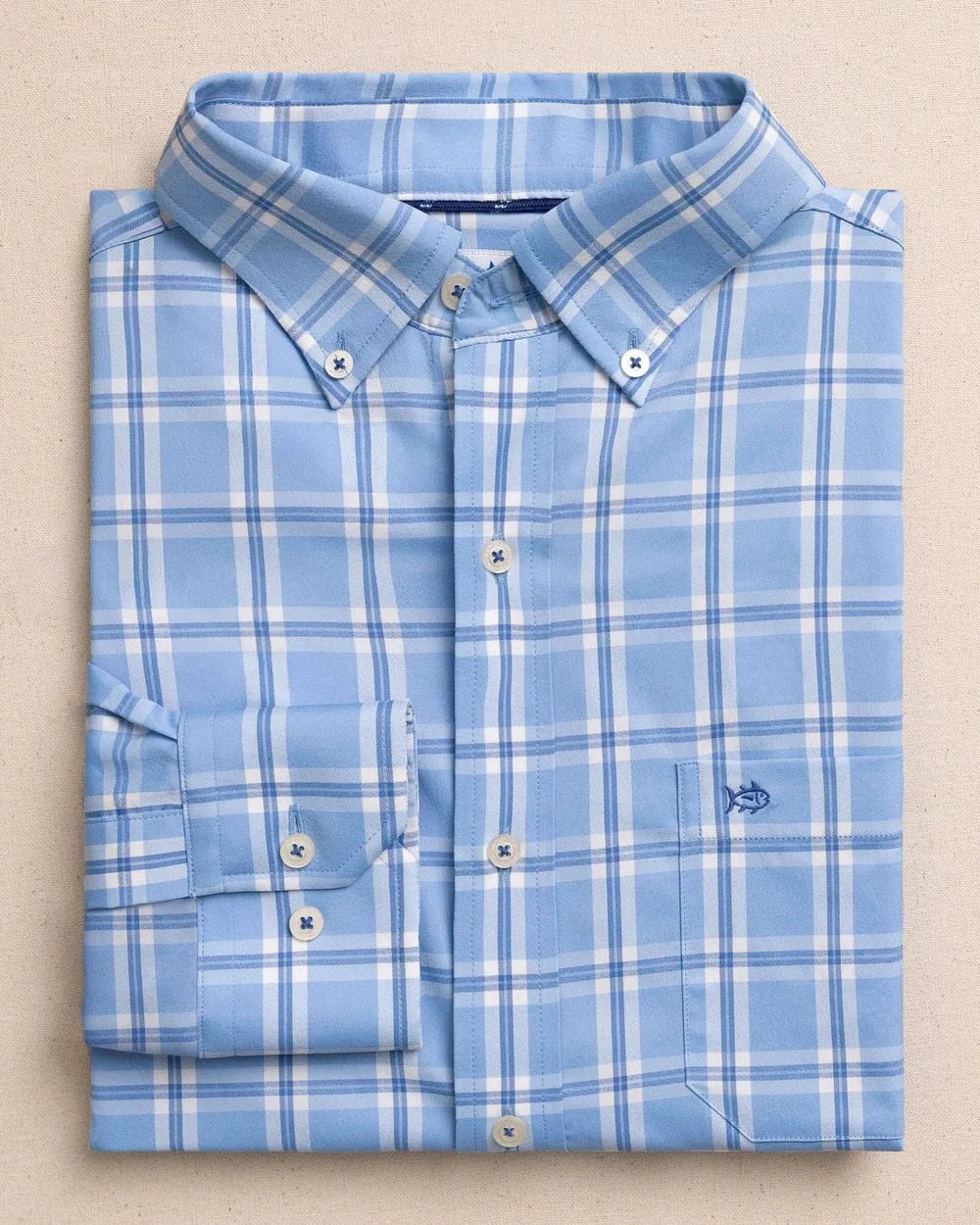 Southern Tide Sport Shirts South Beach Coastal Breeze® Sport Shirt in Ocean Channel
