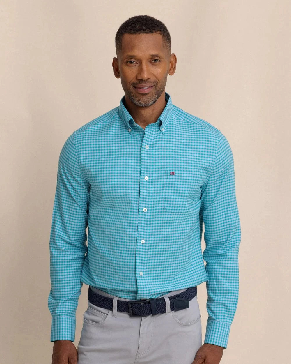Southern Tide Sport Shirts SPRUCE SHADE / S Silver Lake Plaid Skipjack Sport Shirt