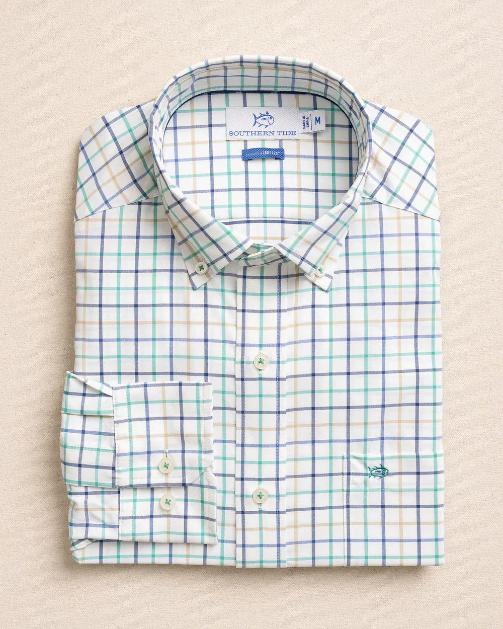 Southern Tide Sport Shirts Tradewind Tattersall Coastal Breeze® Sport Shirt