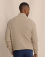 Southern Tide Sweaters Bass Creek Heather Quarter Button Sweater
