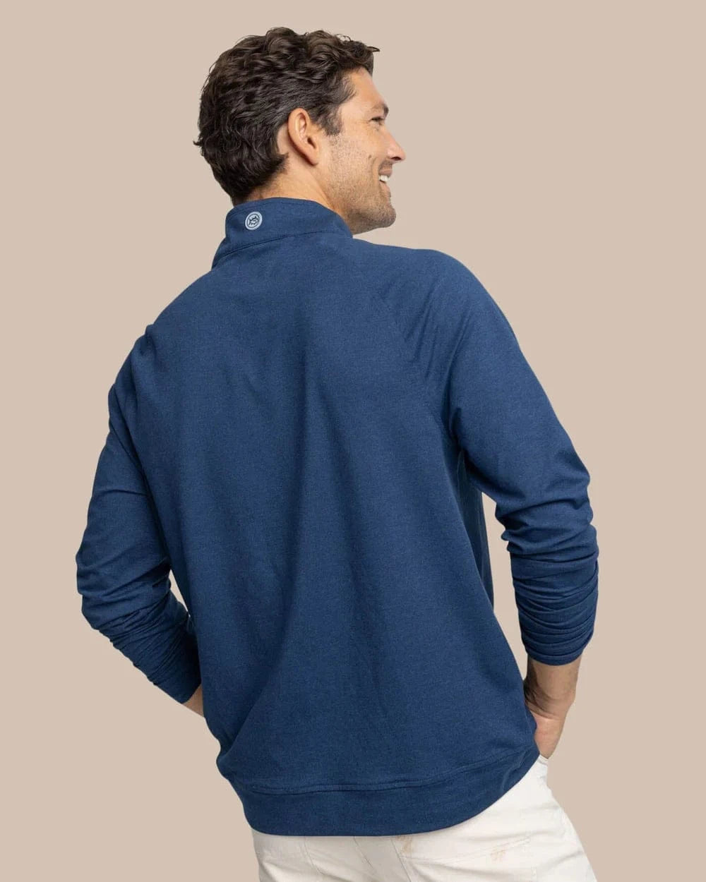 Southern Tide Sweaters Cruiser Heather Quarter Zip Pullover