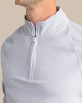 Southern Tide Sweaters Cruiser Heather Quarter Zip Pullover