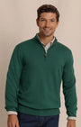 Southern Tide Sweaters HEATHER SALT MEADOW / M Whitehaven Heather Quarter Zip Sweater