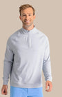 Southern Tide Sweaters Heather Slate Grey / S Cruiser Heather Quarter Zip Pullover