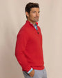 Southern Tide Sweaters Whitehaven Heather Quarter Zip Sweater