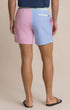 Southern Tide Swimwear Colorblock Seersucker Stripe Maritime Swim Trunk