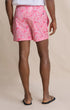 Southern Tide Swimwear Island Fronds Maritime Swim Trunk in Sea Pink