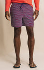 Southern Tide Swimwear Marine Mirage Maritime Swim Trunk
