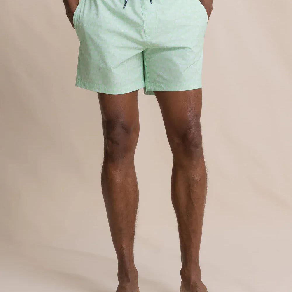Southern Tide Swimwear Palmy Vibes Maritime Swim Trunk