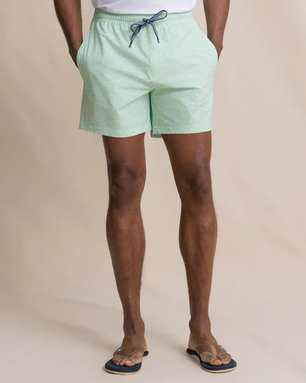 Southern Tide Swimwear Palmy Vibes Maritime Swim Trunk