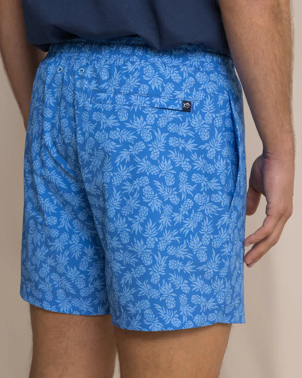 Southern Tide Swimwear Pineapple Parade Maritime Swim Trunk