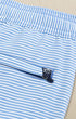 Southern Tide Swimwear Seersucker Stripe Maritime Swim Trunk in Blue Stream