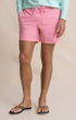 Southern Tide Swimwear Solid Maritime Swim Trunk in Sea Pink