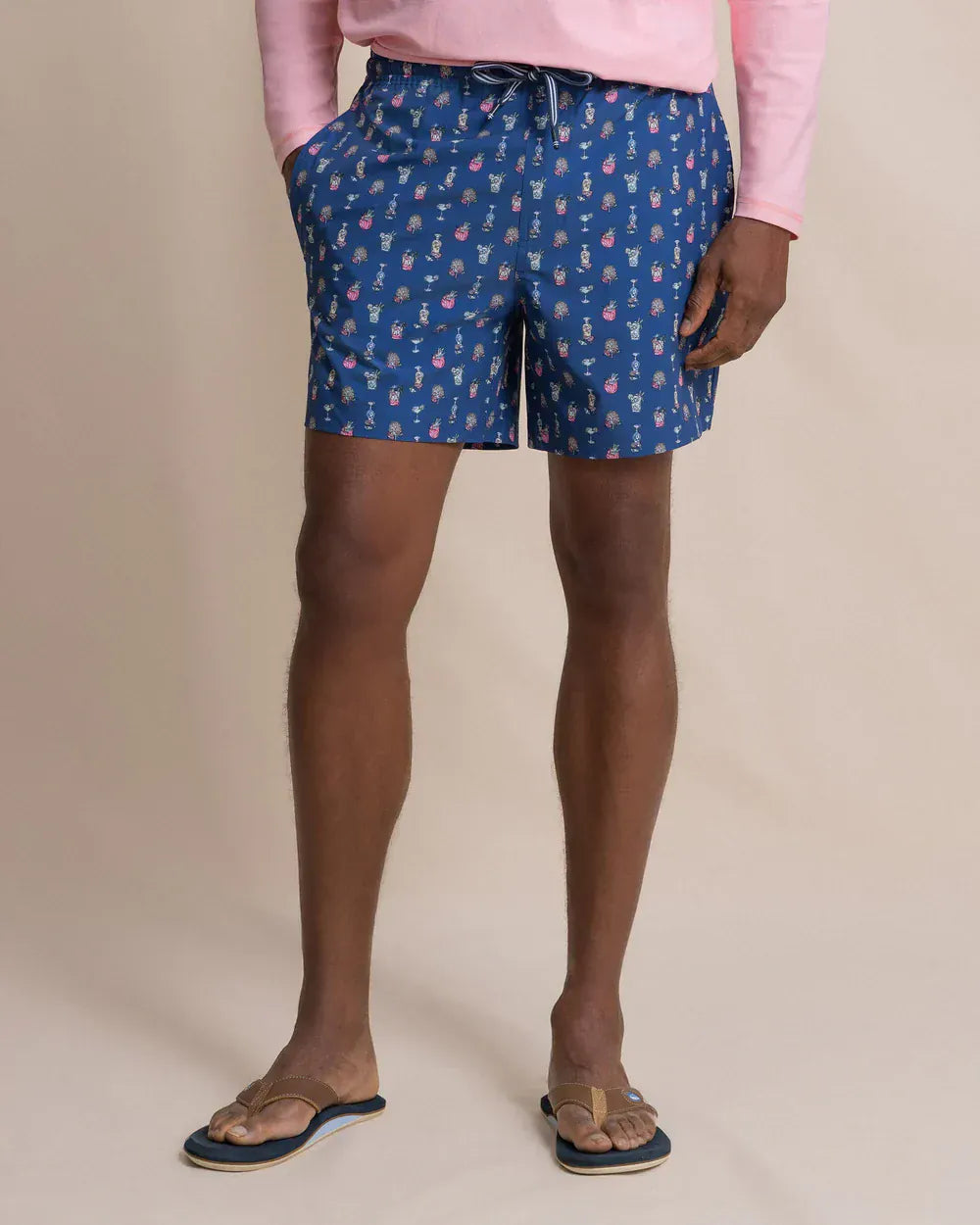 Southern Tide Swimwear Tropical Tango Maritime Swim Trunk