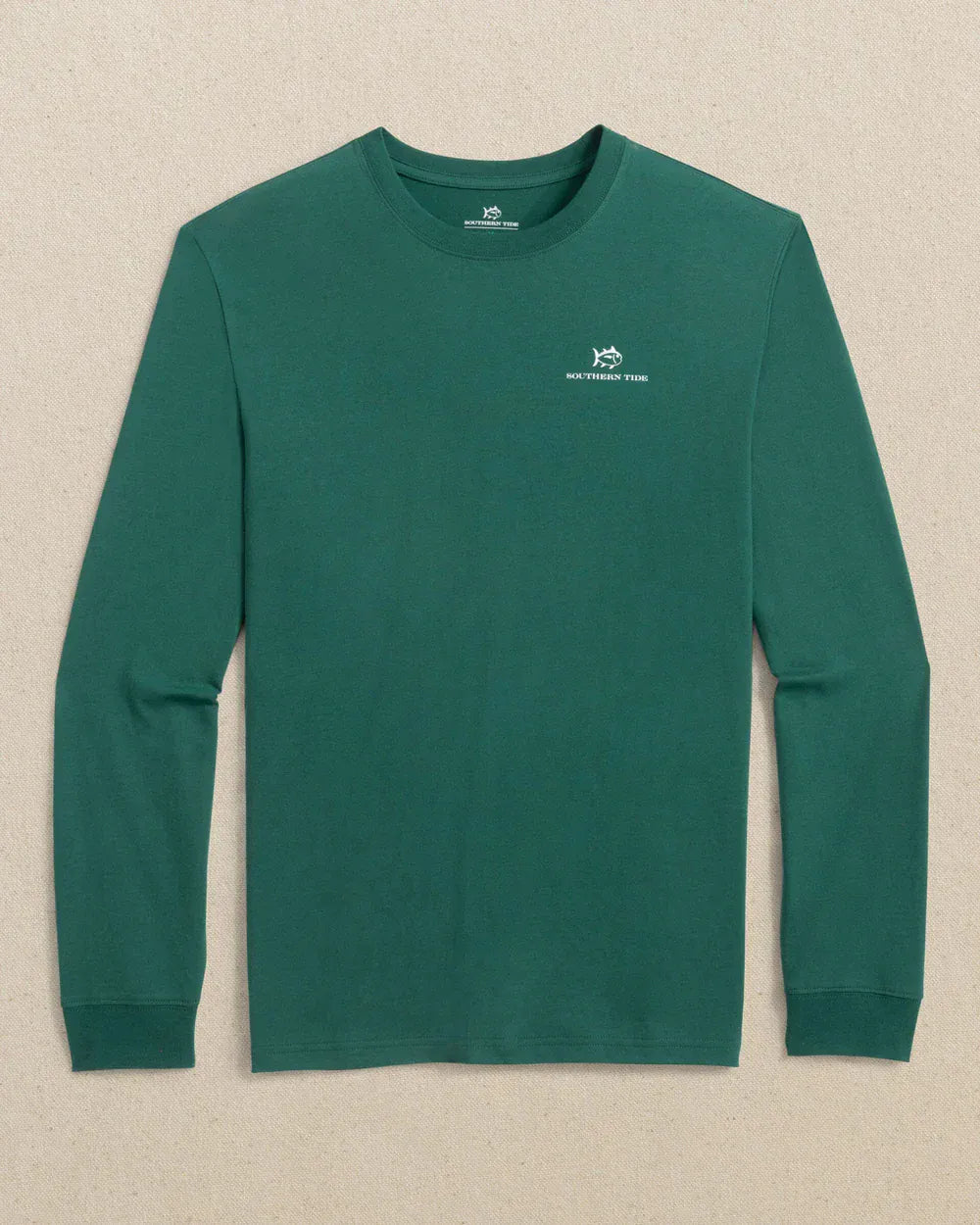 Southern Tide T-Shirts Club Car Santa Long Sleeve T-Shirt