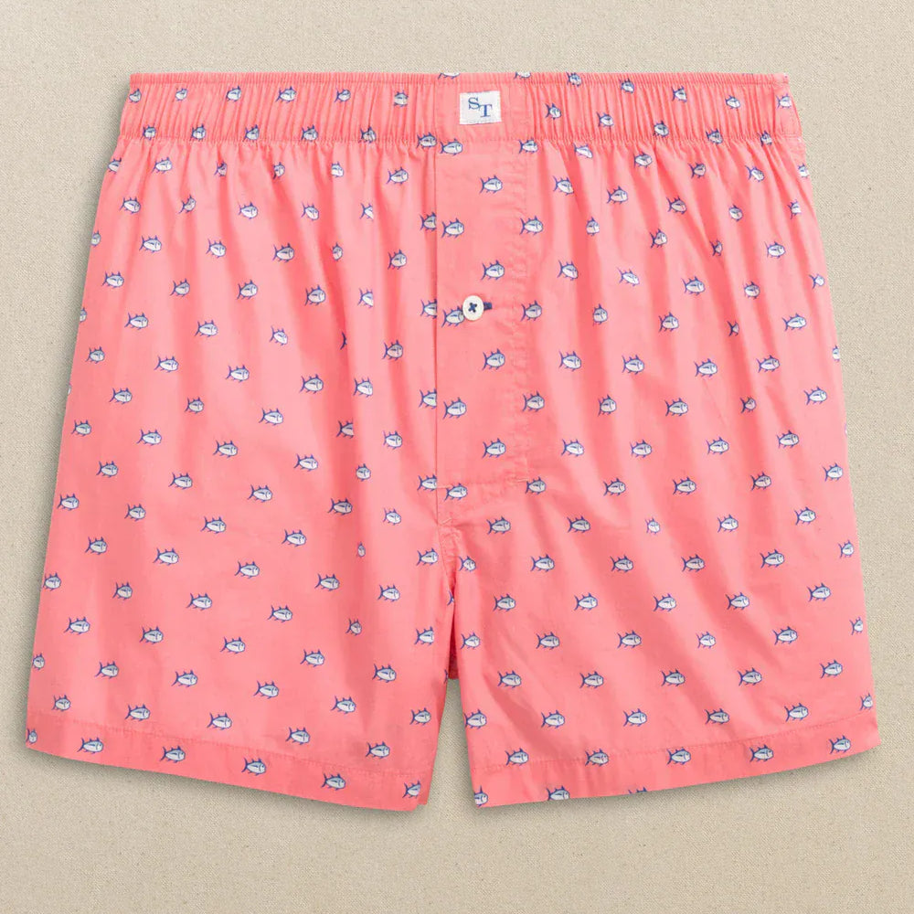 Southern Tide Underwear Skipjack Boxer Short in Sea Pink