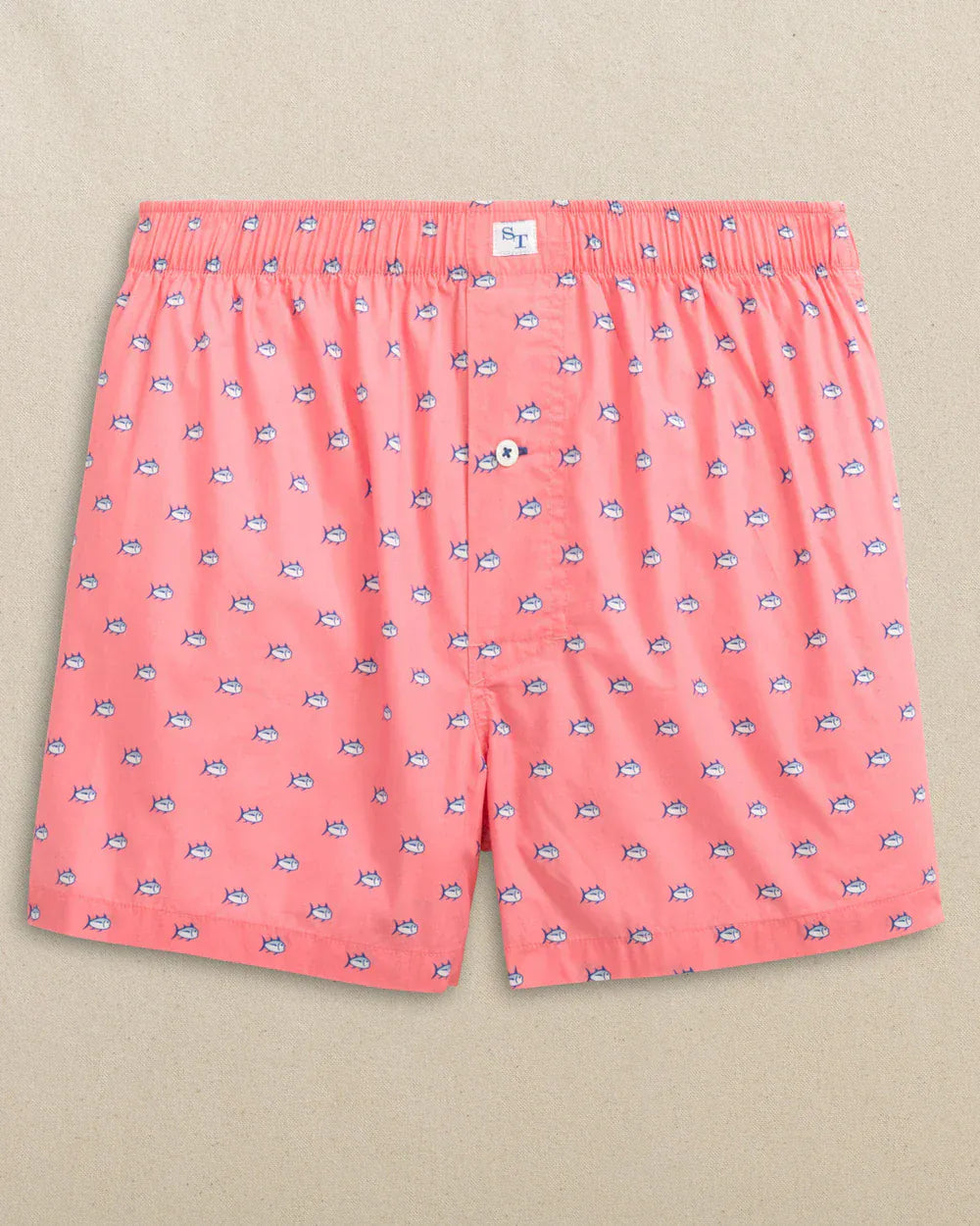 Southern Tide Underwear Skipjack Boxer Short in Sea Pink
