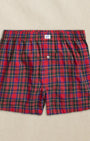 Southern Tide Underwear South Carolina Tartan Boxer in Crab Red