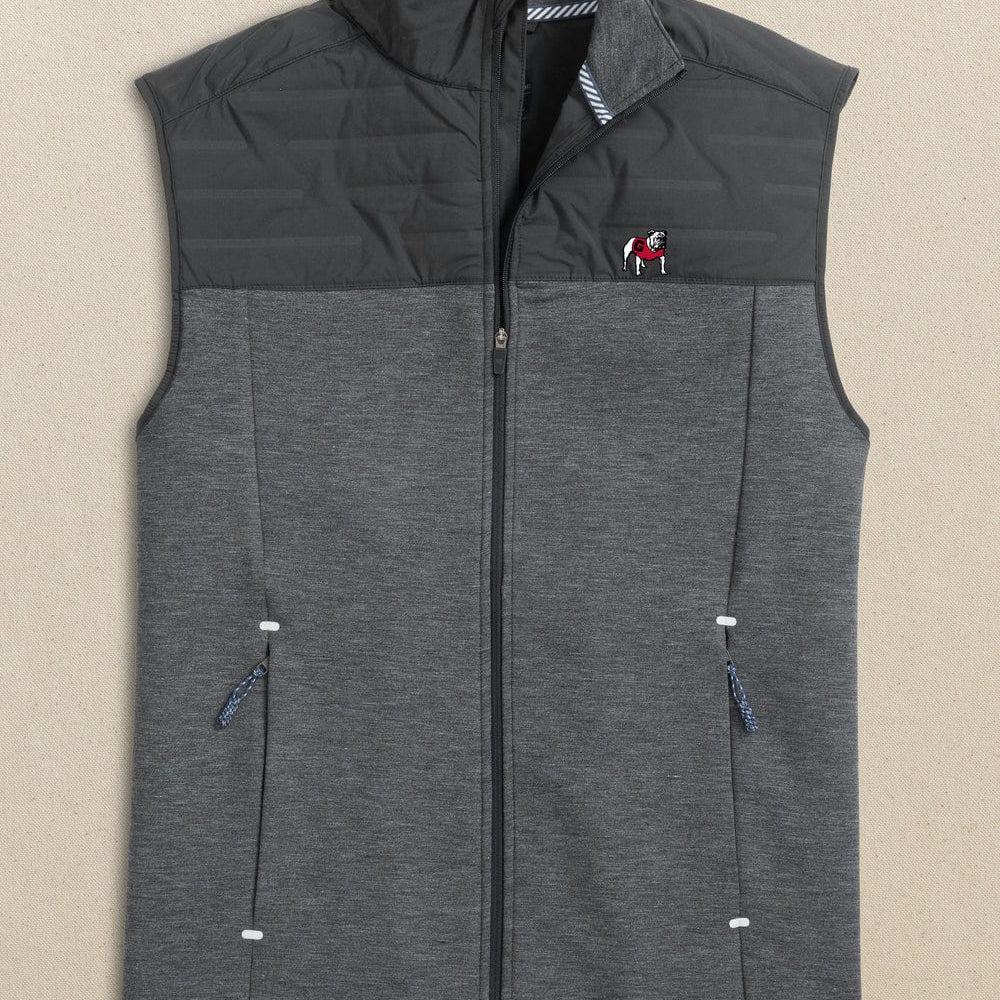 Southern Tide Vest CAVIAR BLACK GEORGIA / S Game Day Vest