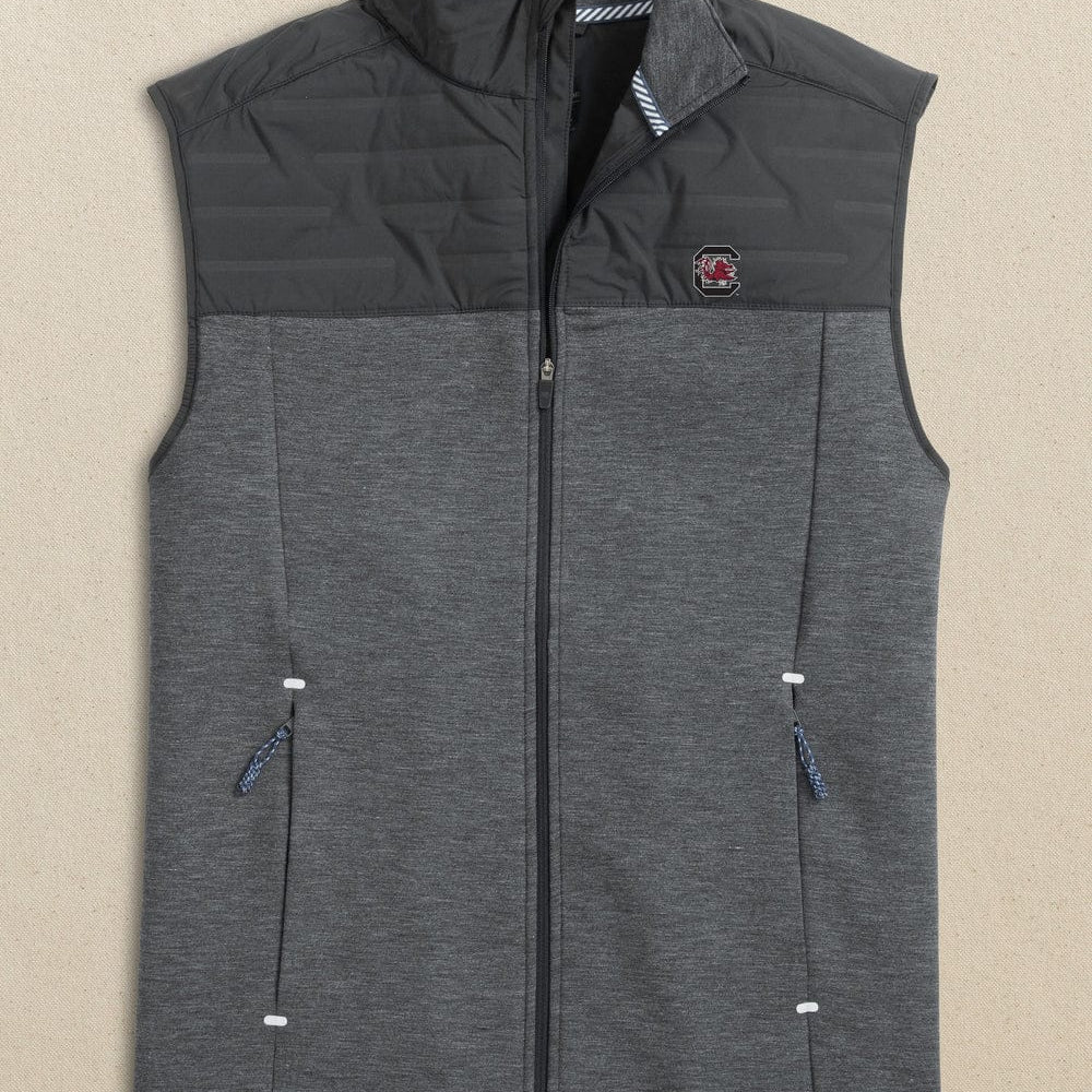 Southern Tide Vest CAVIAR BLACK USC / S Game Day Vest