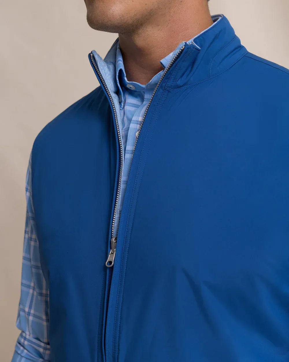 Southern Tide Vest Harbor Reversible Vest in Nautical Blue