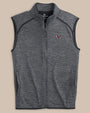 Southern Tide Vest HEATHER BLACK GEORGIA / S Gameday Baybrook Heather Vest