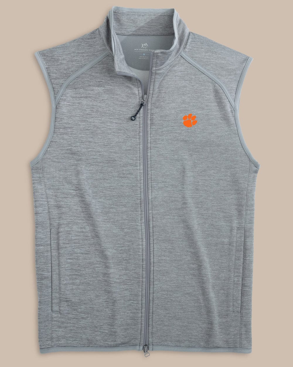 Southern Tide Vest HEATHER ULTIMATE GREY CLEMSON / M Gameday Baybrook Heather Vest