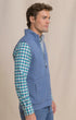 Southern Tide Vest Lightweight Knit Heather Reversible Vest