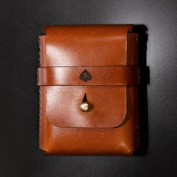 Suited Small Leather Goods Leather Playing Cards