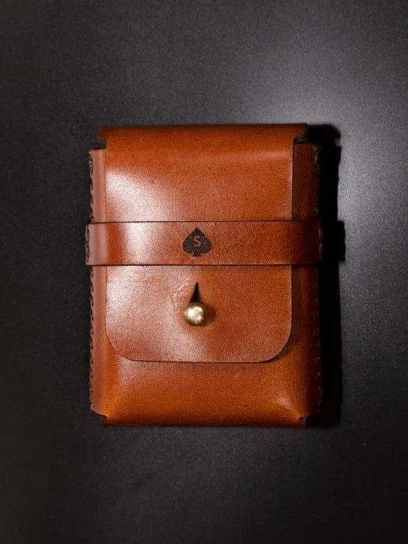 Suited Small Leather Goods Leather Playing Cards