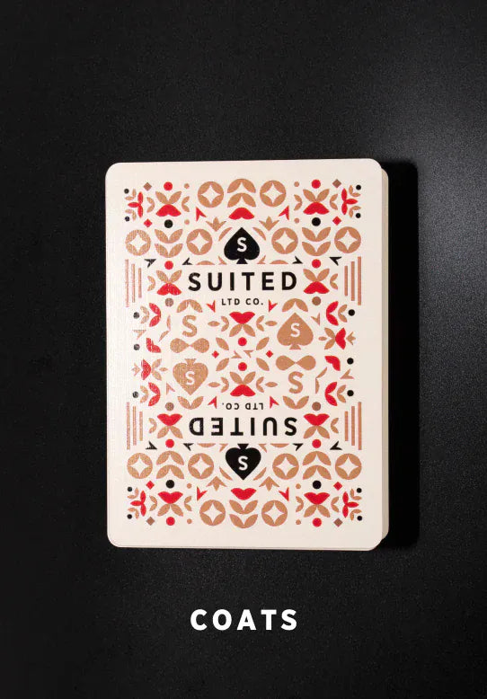 Suited Small Leather Goods Leather Playing Cards