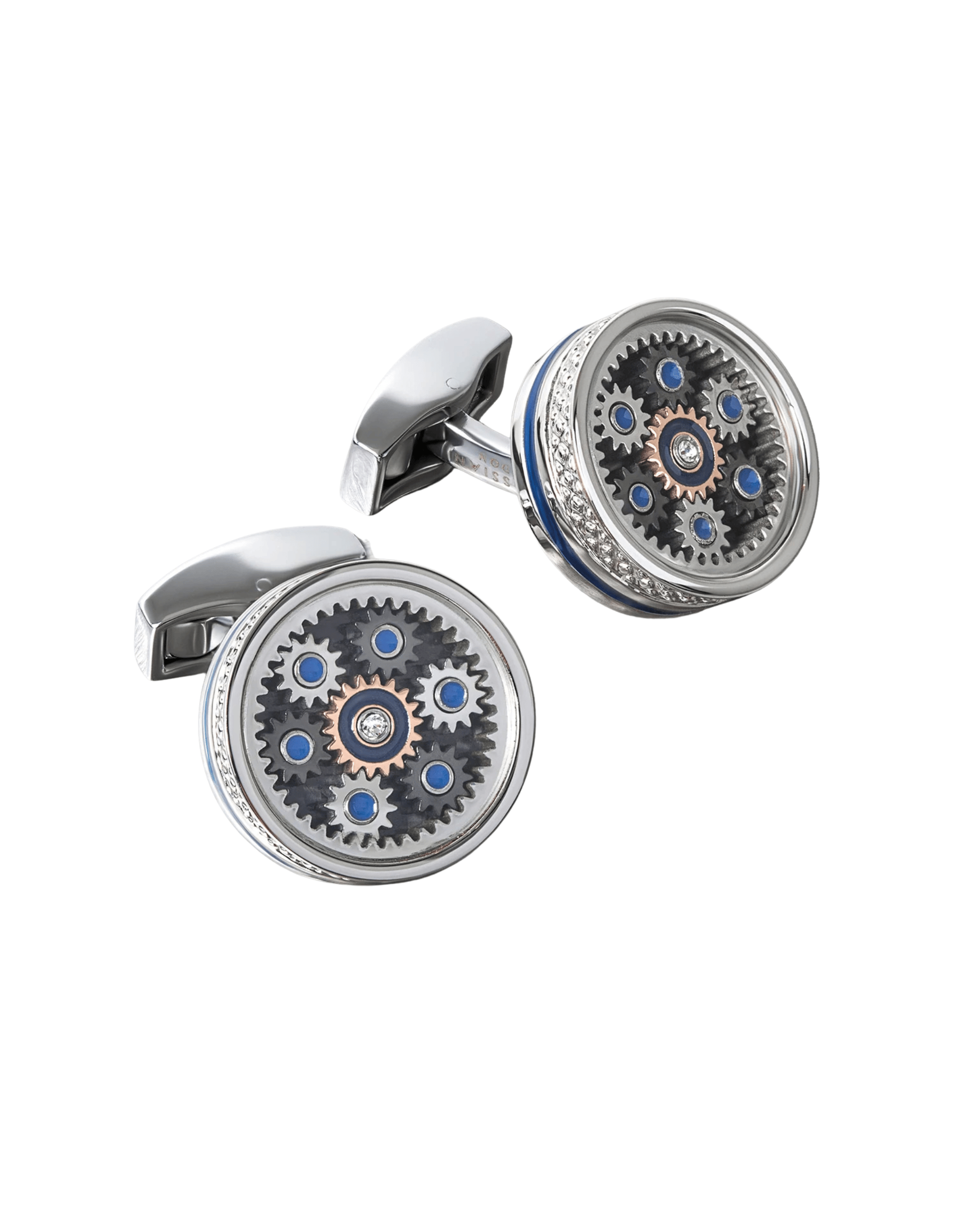 Tateossian Cufflinks Septa Gear Cufflinks