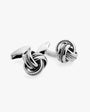 Tateossian Cufflinks Sterling Silver Royal Cable Knot cufflinks