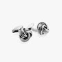 Tateossian Cufflinks Sterling Silver Royal Cable Knot cufflinks