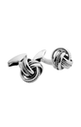 Tateossian Cufflinks Sterling Silver Royal Cable Knot cufflinks