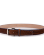 The Luxe Group (LEN) Belt American Bison - Cognac/Denim