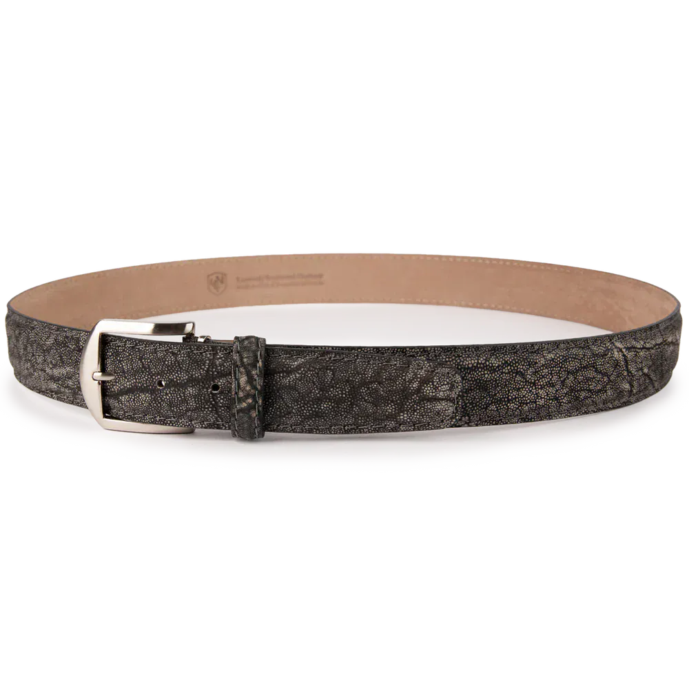 The Luxe Group (LEN) Belt ANTIQUE SADDLE / 40MM Licensed & Registered Elephant in Grey