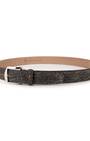 The Luxe Group (LEN) Belt ANTIQUE SADDLE / 40MM Licensed & Registered Elephant in Grey