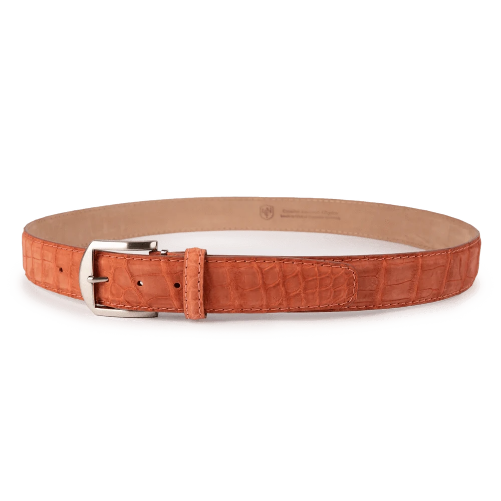 The Luxe Group (LEN) Belt AUTUMN / 40MM Buffed American Alligator - Autumn