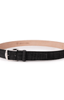 The Luxe Group (LEN) Belt BLACK / 40MM Buffed American Alligator in Black