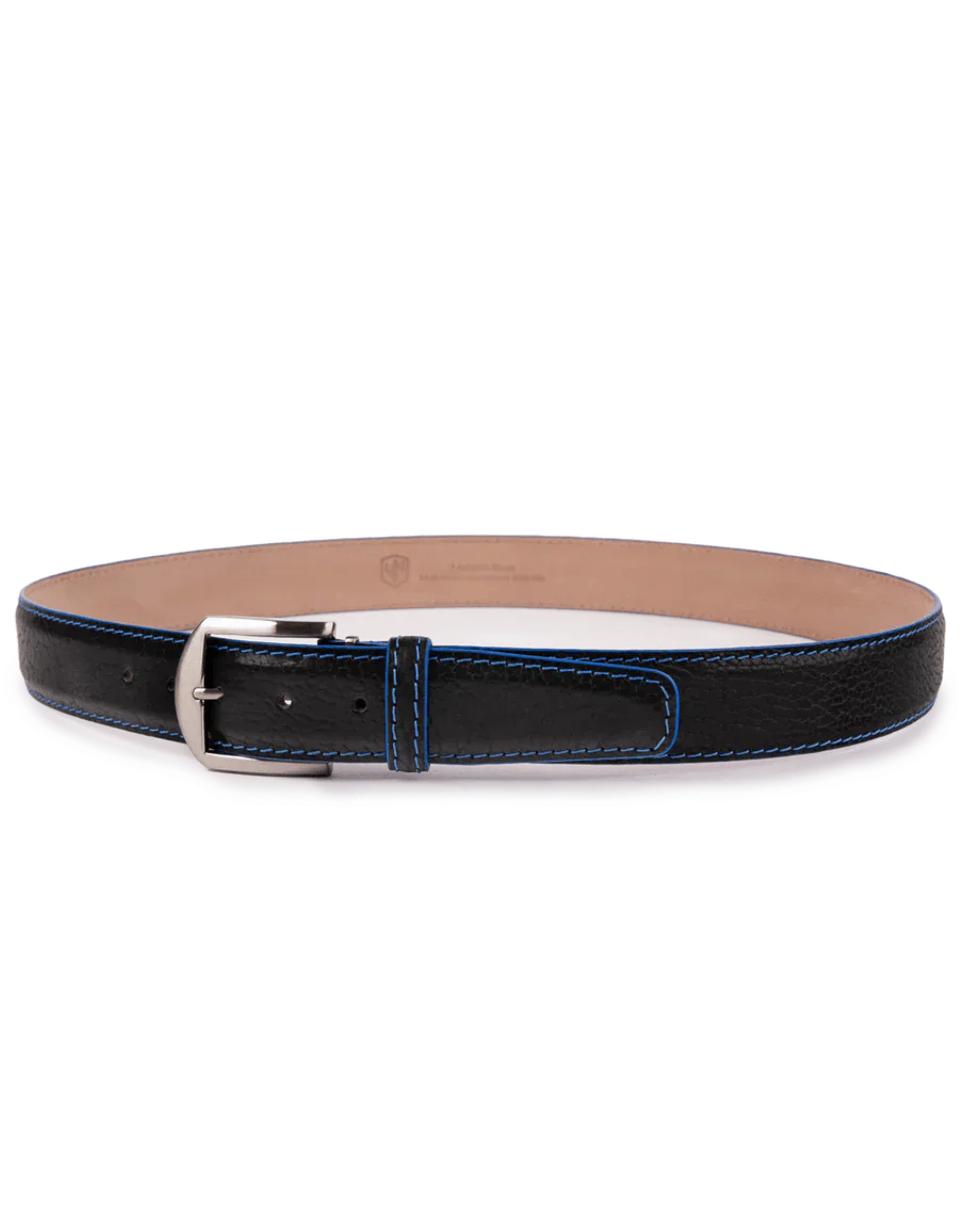 The Luxe Group (LEN) Belt BLACK/DENIM / 40MM American Bison in Black/Denim
