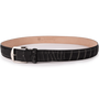 The Luxe Group (LEN) Belt BLACK-GREY / 40MM Ultra-Matte Two-Tone American Alligator - Black & Grey
