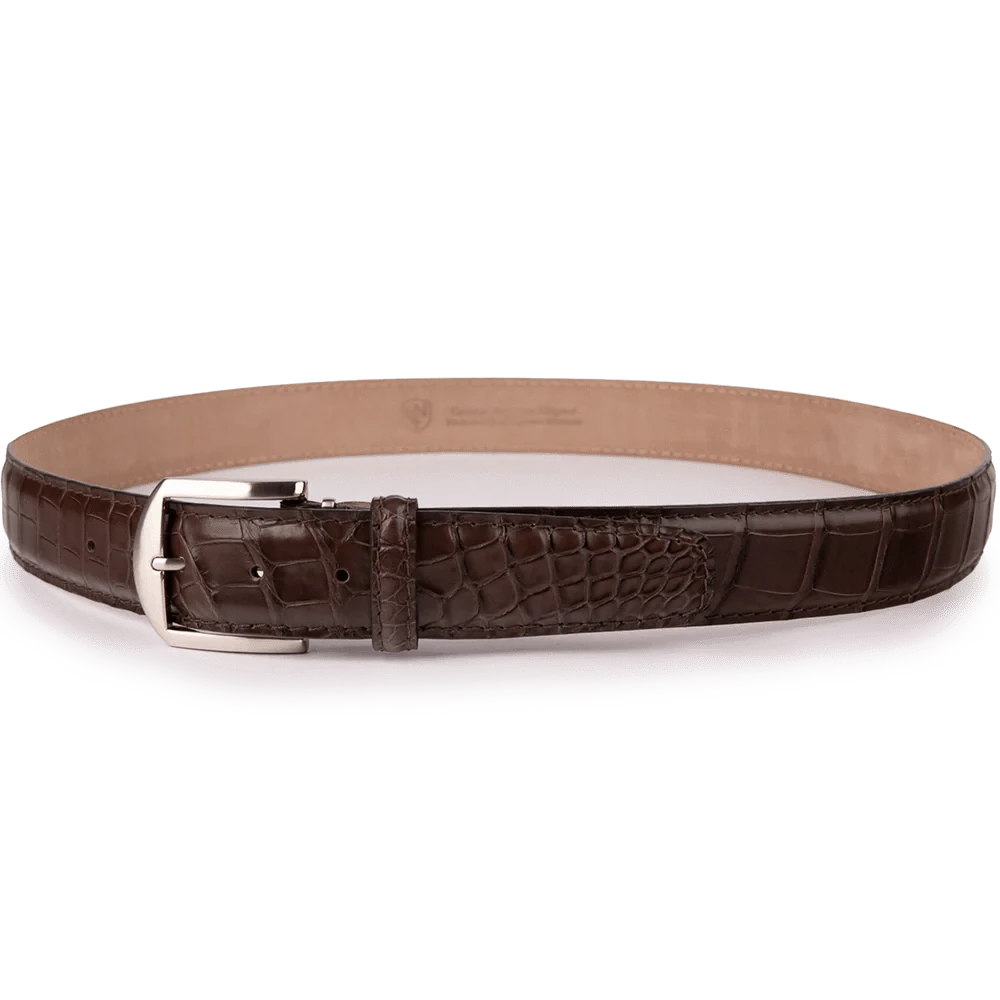 The Luxe Group (LEN) Belt BROWN / 40MM American Alligator - Brown 40mm