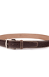 The Luxe Group (LEN) Belt BROWN/BEIGE / 40MM American Bison in Brown/Beige