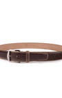 The Luxe Group (LEN) Belt BROWN/BEIGE / 40MM American Bison in Brown/Beige