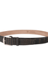 The Luxe Group (LEN) Belt Chocolate-Mink / 40MM Ultra-Matte Two-Tone Alligator