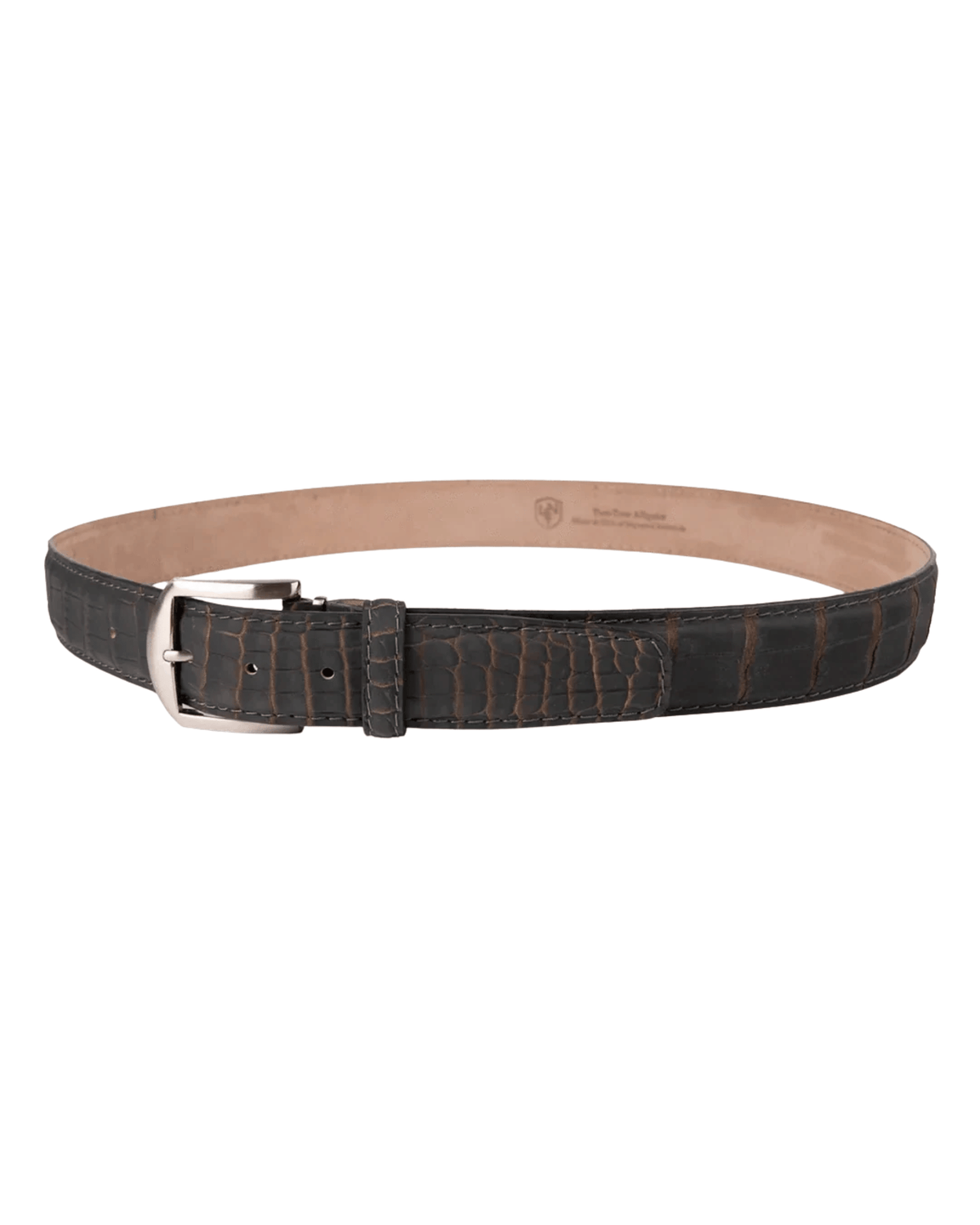 The Luxe Group (LEN) Belt Chocolate-Mink / 40MM Ultra-Matte Two-Tone Alligator