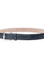 The Luxe Group (LEN) Belt COAL / 40MM American Matte Alligator in Coal